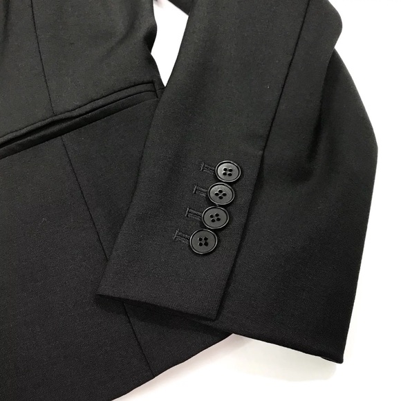Talbots black 3 button blazer suit jacket - Picture 4 of 7